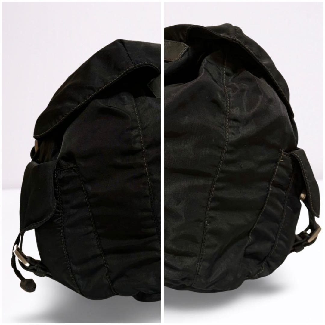 PRADA backpack bag triangular logo triangular pla… - image 6