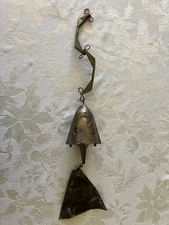 Paolo Soleri Bronze BURNISHED Bell Cosanti Arcosanti Wind Chime 22"