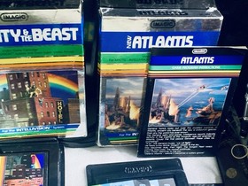 INTELLIVISION 3 IMAGIC GAME LOT,ATLANTIS/BEAUTY & THE BEAST & DEMON ATTACK  CIB!