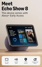 Amazon Echo Show 8 Newest – HD 8.7" Display, Spatial Audio, Alexa + Early Access