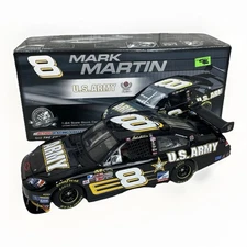 NIB #8 Mark Martin 2008 US Army Action Chevy Impala Replica 1:24 Diecast Salute