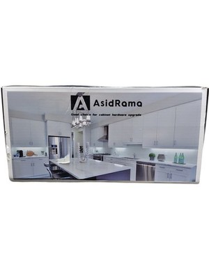AsidRama 6 pk 9'' Brushed Satin Nickel Kitchen Cabinet Handles/Cabinet Pulls