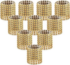 DIY Decoration, Party, Dinner, Wedding, Gold Napkin Rings Buckles for Table