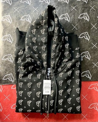 Famous Stars And Straps Black Gold Gen X Hoodie NWT LARGE Blink