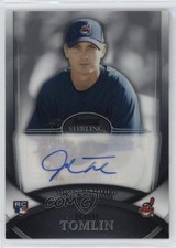 2010 Bowman Sterling Rookie Auto Josh Tomlin #43 Auto k4s