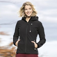 HKM Ladies Softshell Sport Jacket UK 16 Black