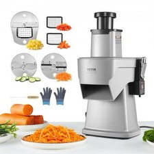 Cortadora de verduras eléctrica VEVOR 4 en 1 cortadora de alimentos 200 W picadora de verduras cortadora