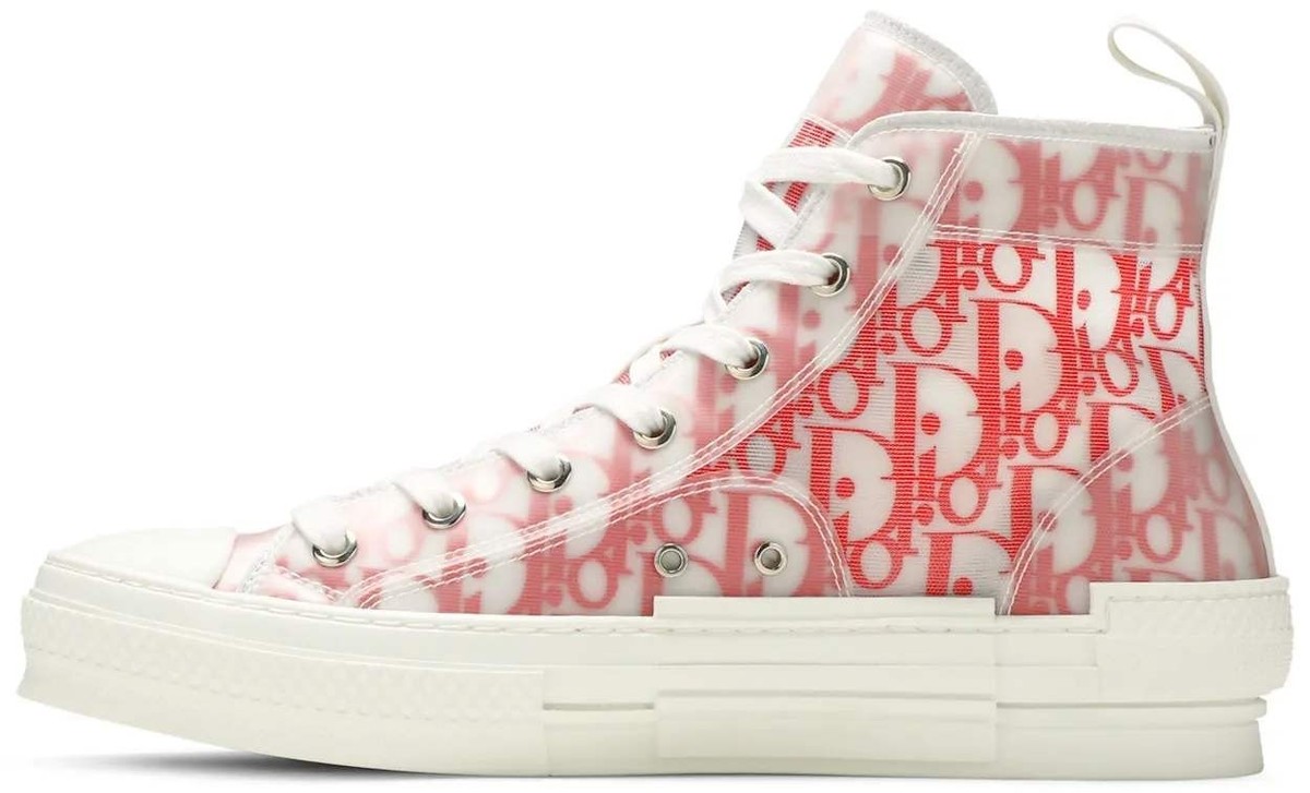 dior pink high tops
