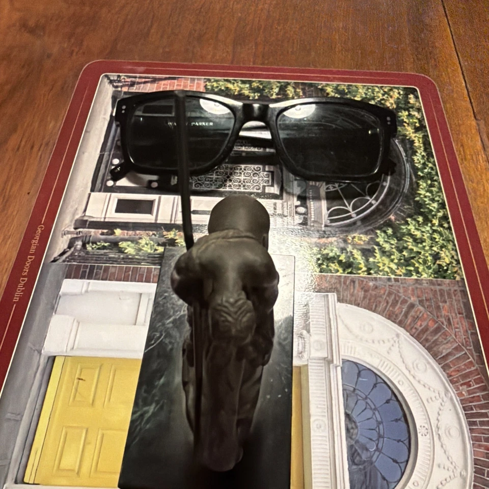 Pequeña escultura de bronce de colección James Earle Fraser "Fin del sendero" Foto 3 de 4