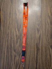 NBA Basketball Chicago Bulls 23" Nylon Lanyard with Detachable Keychain