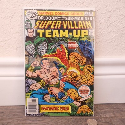 SUPER-VILLAIN TEAM-UP #6   Marvel Comics 1976 DR DOOM SUB MARINER  !!!