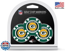 Team Golf NFL Poker Chip Divot Tool with 6 Double-Sided Magnetic Markers