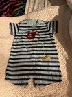 Baby Boy Or Dolls Summer Size Small 100% Cotton Rompers Lot Of 2 New — photo 1