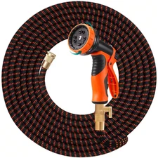 3/4 In. X 100 Ft. Set Solid Durable Extra Strength Fabric Expandable Alloy Outdo