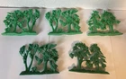 Vintage Marx Battleground Play Set Green Trees Accessories 5 Sections Total