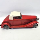 Vintage Bandaiya Cadillac Old Timer 1933 Tin Friction Metal Car Made Japan 60s