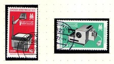 GDR stamp set 1972 Autumn Fair Leipzig 1782-83 canceled (GDR41)