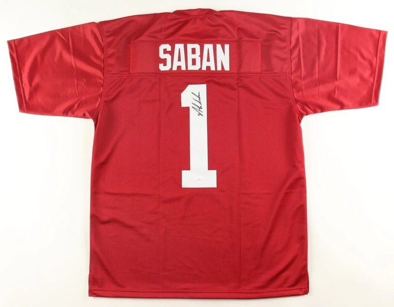 Nick Saban Signed Alabama Crimson Tide Jersey (JSA) Ex-Bama Head Coach
