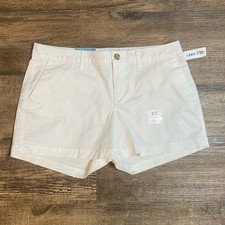 Old Navy White Shorts NWT Size 6 Minimalist Casual Core Summer Preppy Chic Basic