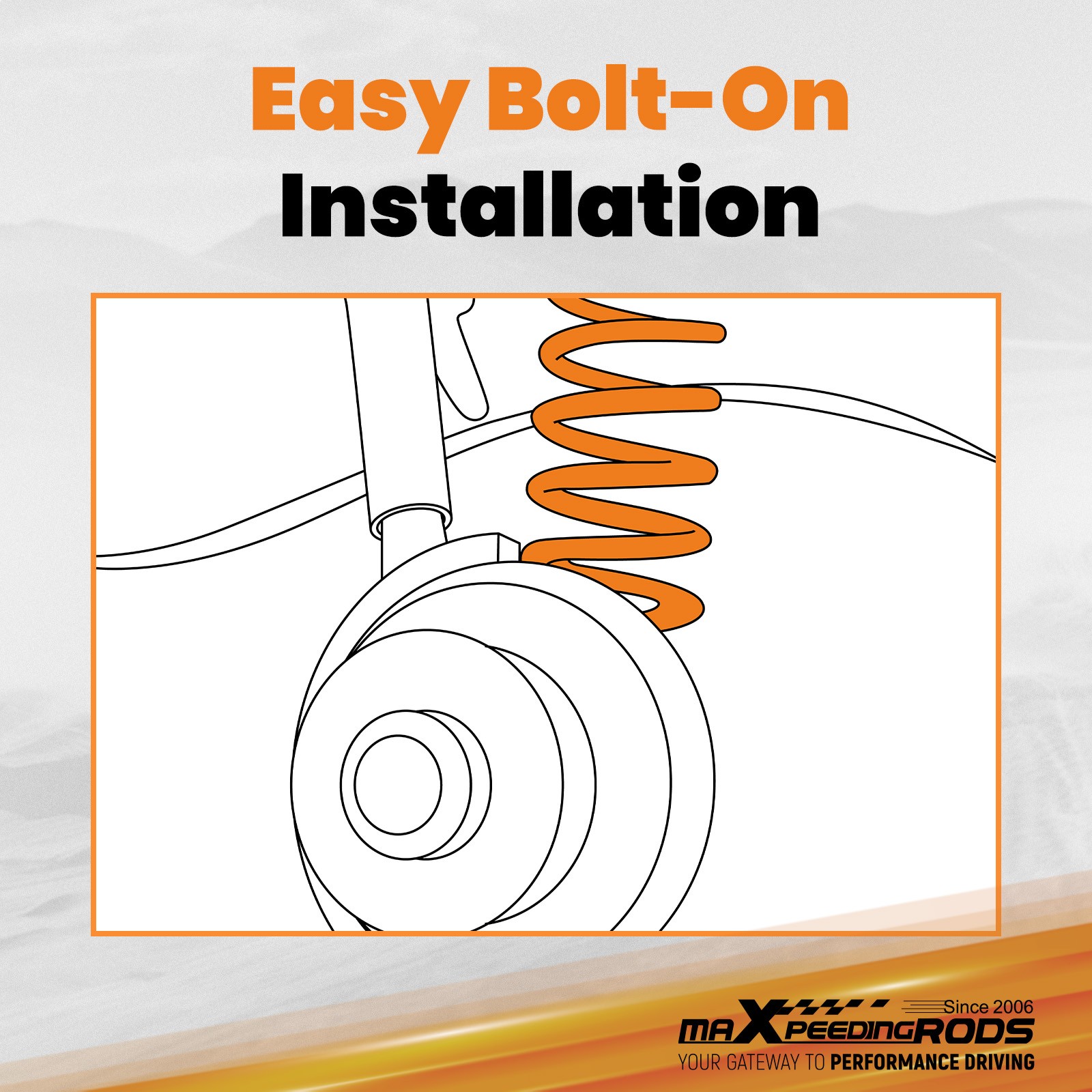 2.5" Front Pair of  Coil Springs for Jeep Wrangler JK 2007-2018 Lift kit thumbnail 6