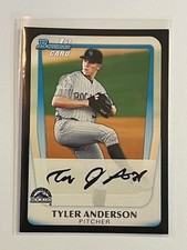 Tyler Anderson 2011 Bowman Draft Picks & Prospects #BDPP3 Rookie Card RC Angels. rookie card picture
