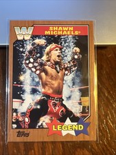 Shawn Michaels 2017 Topps Heritage WWE Legend 1987 Style Bronze Parallel #94 HBK