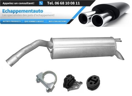 Silencieux arriere Fiat Stilo pour eliminer les bruits de pot et rouler serein