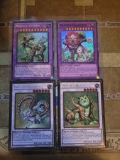 YUGIOH NATURIA BARKION + NATURIA BEAST + NATURIA EXTERIO + NATURIA GAIASTRIO NM