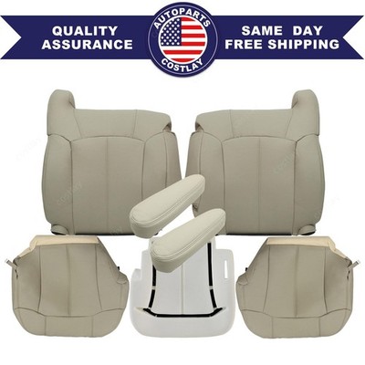 For 2001 2002 Chevry Suburban Tahoe Both Side Seat Cover & Driver Foam Cushion