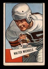 1952 Bowman Large #62 Walt Michaels RC VG X3617985