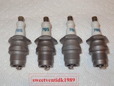 ( 4 ) .. ‘NOS’ Antique AC - #78S .. Spark Plugs .. Circa 1940’s .. USA Made