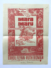 1952 Original Hollywood Movie Herald MARA MARU. Errol Flynn, Ruth Roman