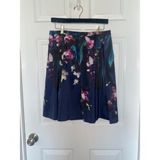 Ted Baker Quirina Fuchsia Floral Full Skirt Knee Length size 4