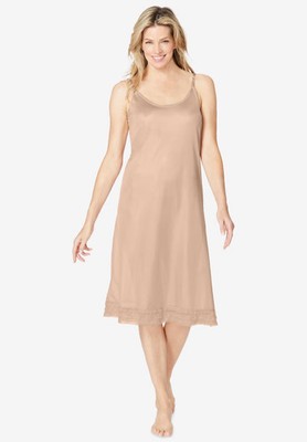 Comfort Choice Plus Size Full Slip Snip-To-Fit
