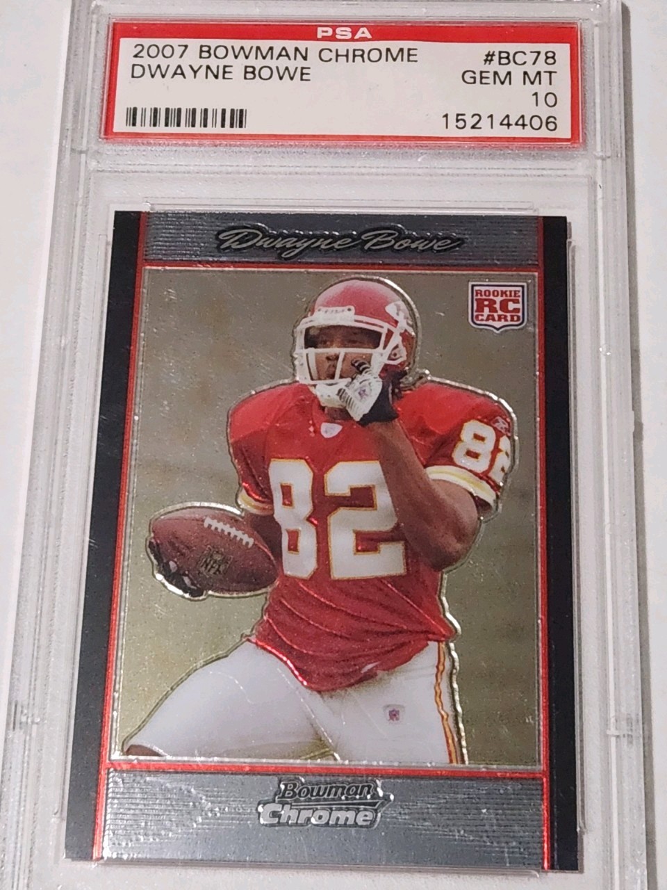 Dwayne Bowe Bowman Chrome #BC78 Base