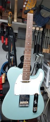 Xavière PRO820 Ice Blue Metallic Tele W/Major Upgrades and Professional set up