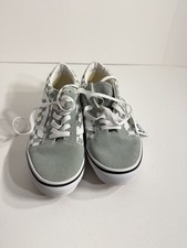 Vans Old Skool Theory Checkerboard Pure Grey Sneakers Juniors Size 5