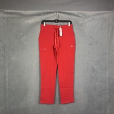 Figs Yola Skinny Scrub Pants Womens Size XS Winning Red