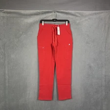 Figs Yola Skinny Scrub Pants Womens Size XS Winning Red