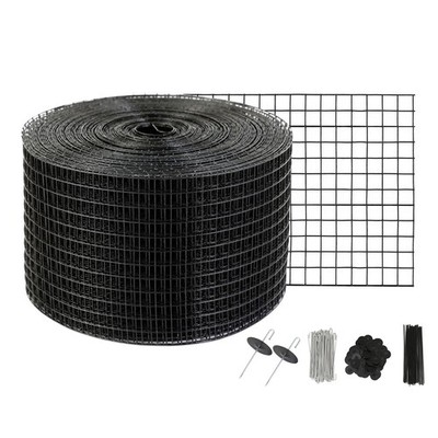 Solar Critter Guard Roll   8in×100ft, Hard PVC Dip Coating, Galv Steel Mesh