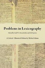Michael Adams Problems in Lexicography (Paperback) (UK IMPORT)