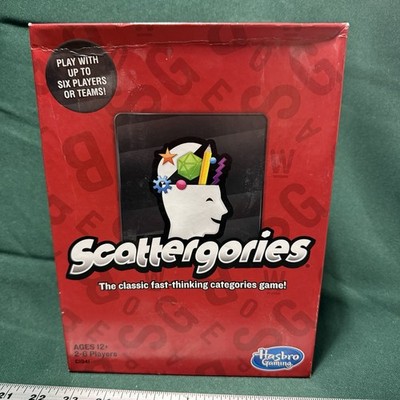 Scattergories Board Game Hasbro Classic Party Game Open Box Sealed/New Contents