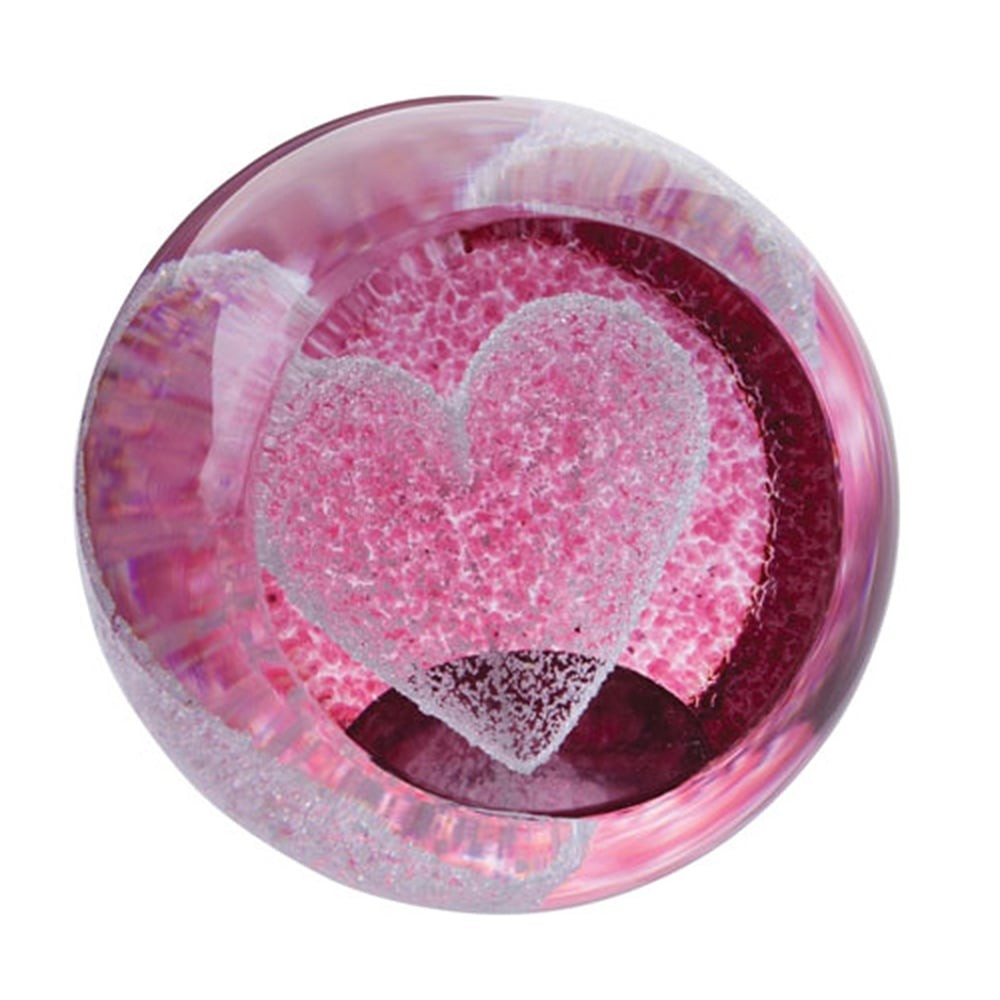 Caithness Glass Special Moments Ruby Heart Paperweight U13092