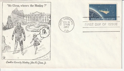 1193 4c Project Mercury February 20 1962 FDC First Day Cape Canaveral Florida