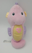 Fisher Price Soothe and Glow Musical Seahorse Sea Horse Pink Baby Toy Plush