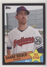 2020 Topps 1985 Baseball All-Stars Black 27/299 Shane Bieber #85AS-47 02q1