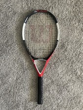 Wilson nCode nRage Oversize Tennis Racket - 4 1/2" New Pro Sensation Grip Wrap 