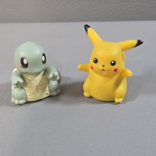 Vintage 1999 Pokemon Sliders Pikachu And Squirtle BinC