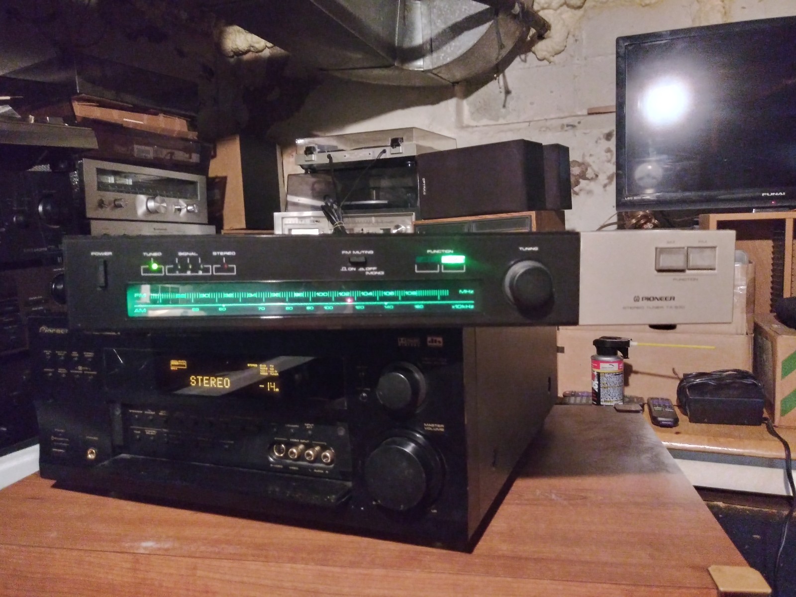 Tested & Working Vintage Early 1982/83 Pioneer TX-530 Tuner Designed for SA-730