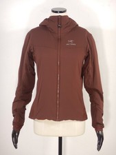 Arc'teryx Women's ATOM LT HOODY Jacket Brown Size MEDIUM